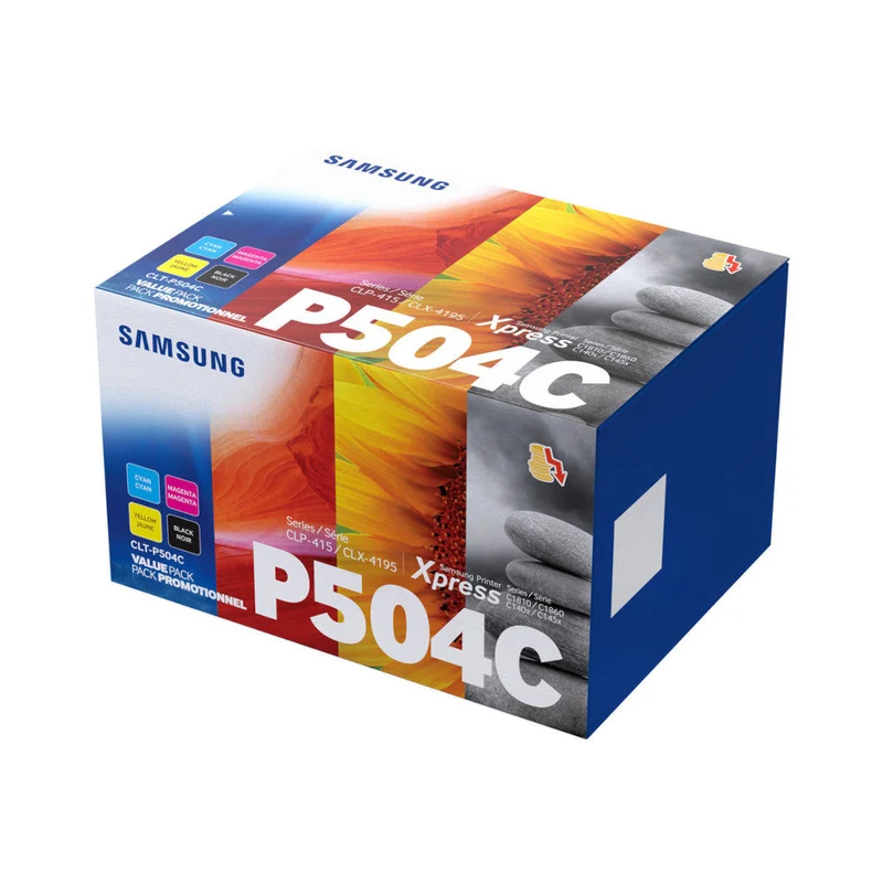 Multipack - Cartouches de toner d'origine Samsung CLT-P504C Noir - Cyan - Magenta - Jaune - SU400A
