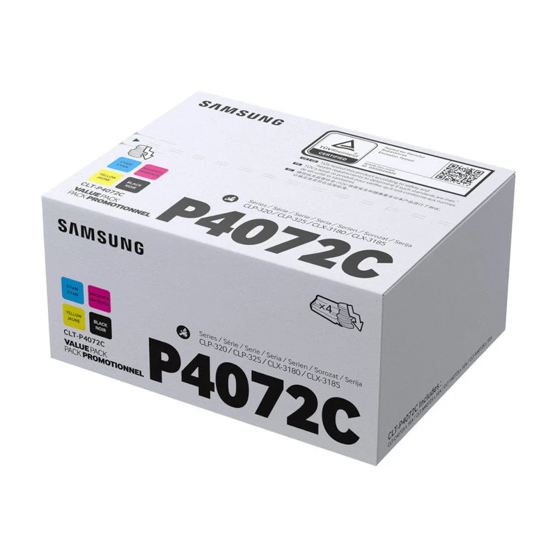 Multipack - Cartouches de toner d'origine Samsung CLT-P4072C Noir - Cyan - Magenta - Jaune - SU382A