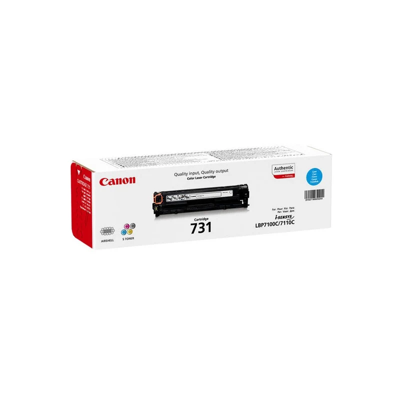 Cartouche de toner d'origine Canon 731C Cyan - 6271B002