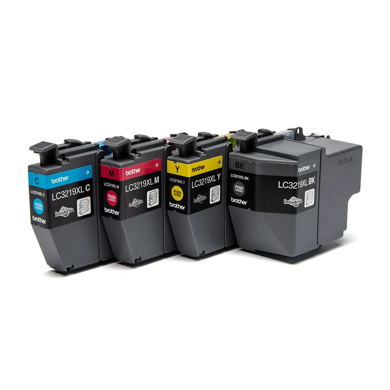 Pack de 4 cartouches d'encre d'origine Brother noir, cyan, magenta, jaune - LC-3219XLVALBP