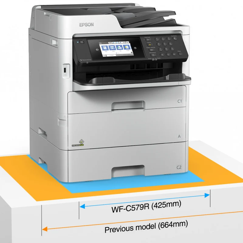 Imprimante multifonctions Epson A4 Couleur - WF-C579RDTWF