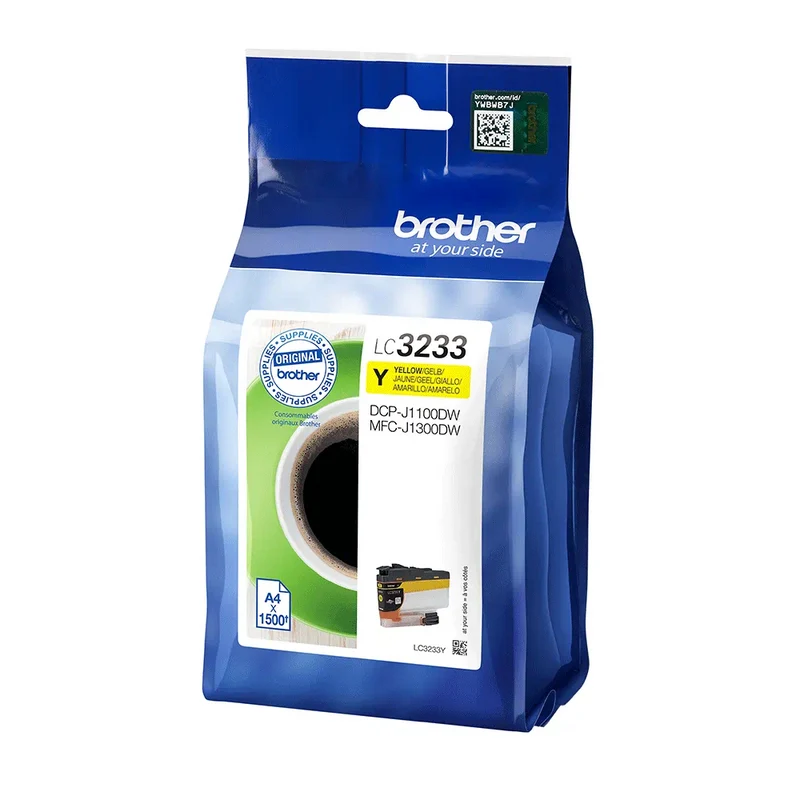 Cartouche d'encre d'origine Brother jaune - LC3233Y