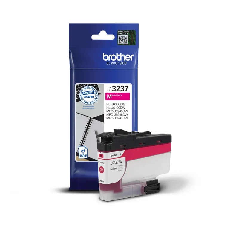Cartouche d'encre d'origine Brother magenta - LC3237M