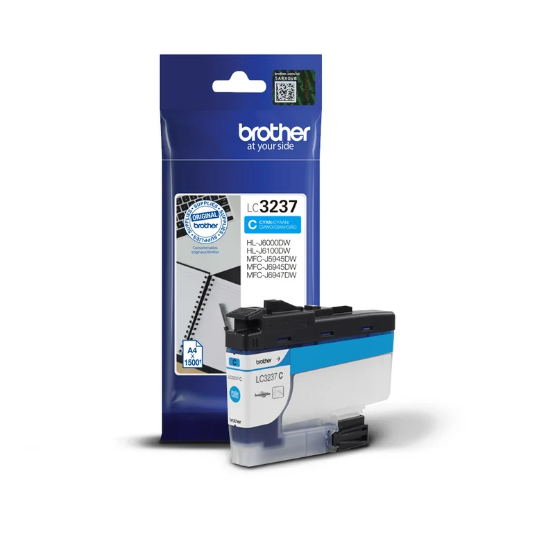 Cartouche d'encre d'origine Brother cyan - LC3237C