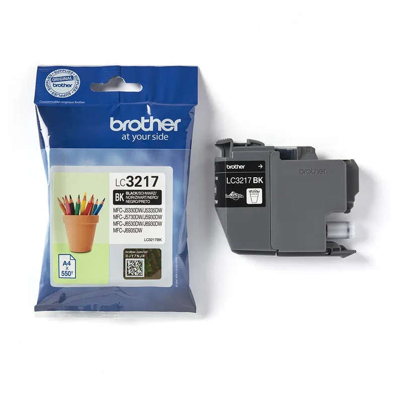 Cartouche d'encre d'origine Brother noir - LC3217BK