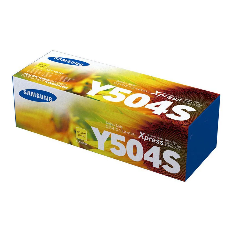 Cartouche de toner d'origine Samsung CLT-Y504S jaune - SU502A