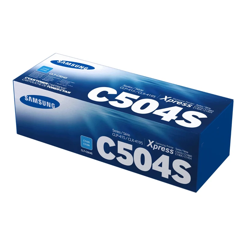 Cartouche de toner d'origine Samsung CLT-C504S cyan - SU025A