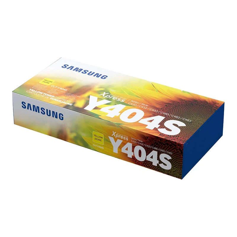 Cartouche de toner d'origine Samsung CLT-Y404S jaune - SU444A