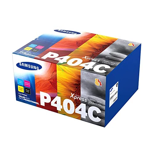 Pack de cartouches de toner d'origine Samsung CLT-P404C noir, cyan, magenta, jaune - SU365A