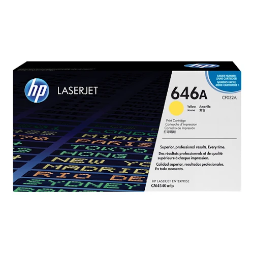 Cartouche de toner d'origine HP 646A jaune - CF032A