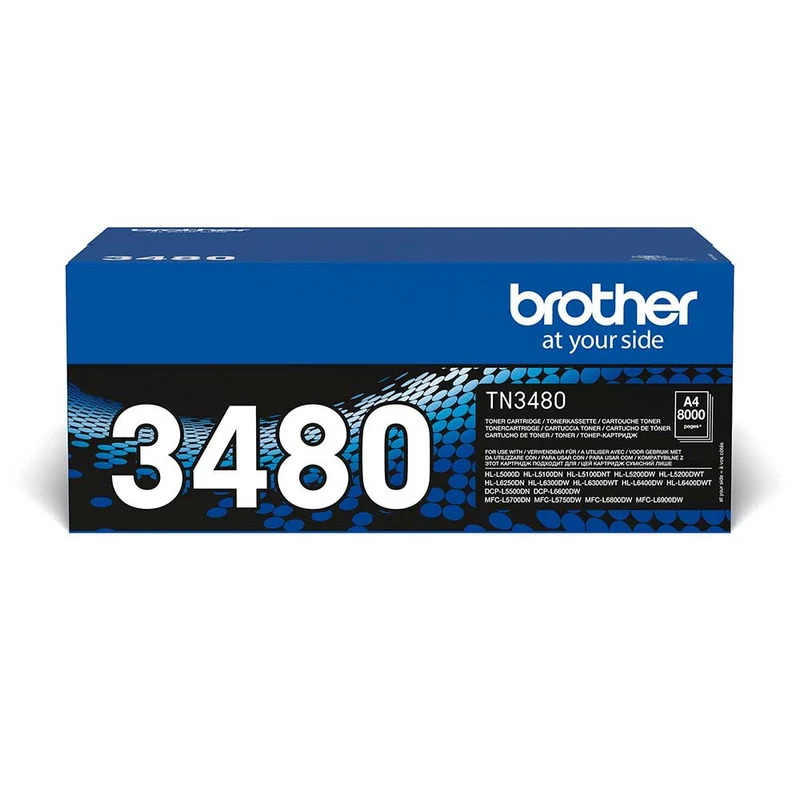 Cartouche de toner d'origine Brother noir TN-3480