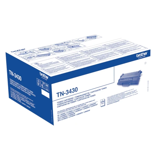Cartouche de toner d'origine Brother noir TN-3430