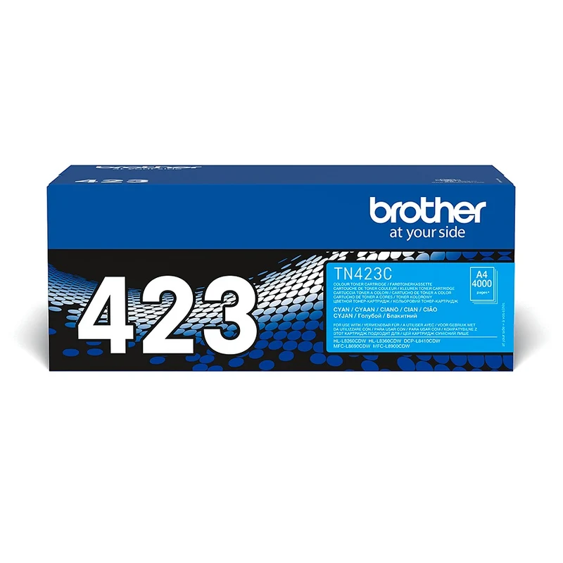 Cartouche de toner d'origine Brother cyan TN423C