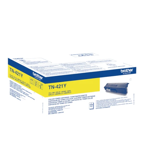 Cartouche de toner d'origine Brother jaune TN-421Y