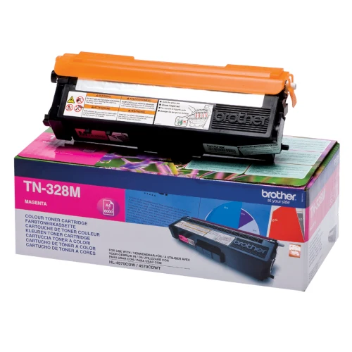 Cartouche de toner d'origine Brother magenta TN-328M