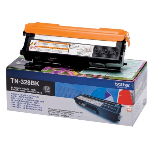 Cartouche de toner d'origine Brother noir TN-328BK