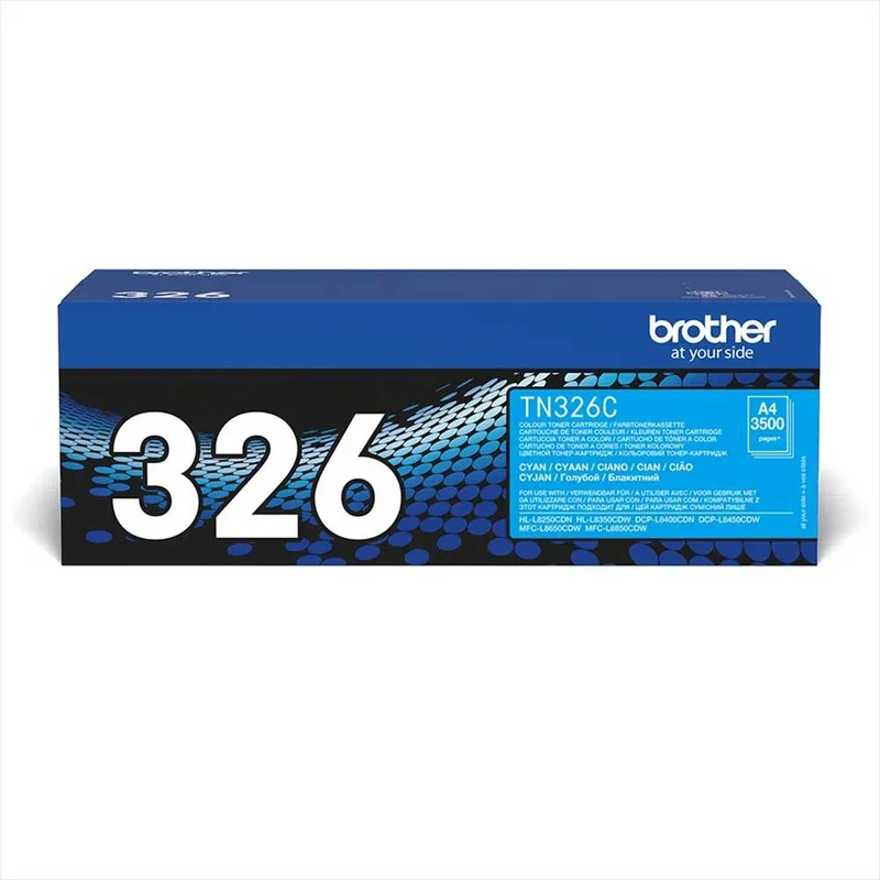 Cartouche de toner d'origine Brother cyan TN-326C