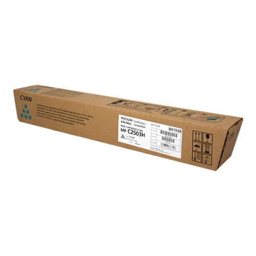 Cartouche de toner d'origine Ricoh MP C2503 H cyan - 841928
