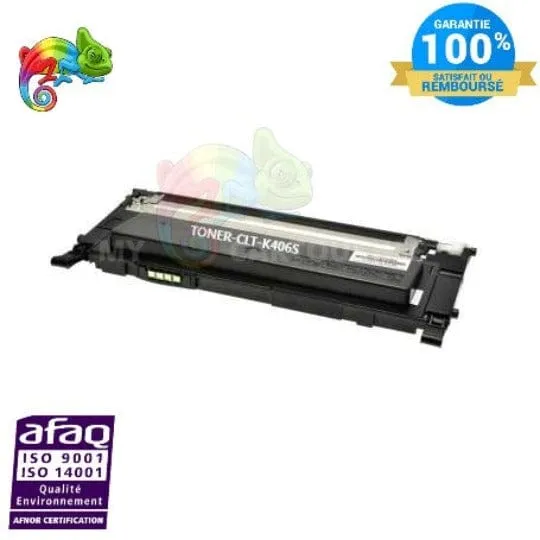Toner Samsung CLT-K406S Noir: CLP-360, CLP-365, CLX-3305
