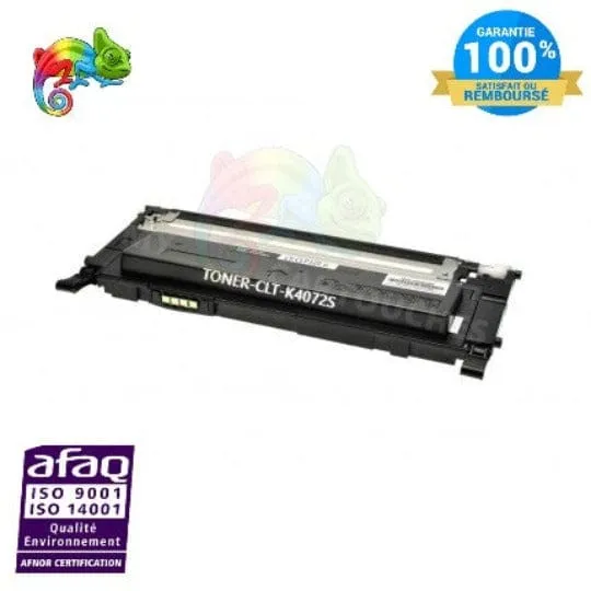 Toner Samsung CLT-K4072S Noir: CLP-320, CLP-325, CLX-3185