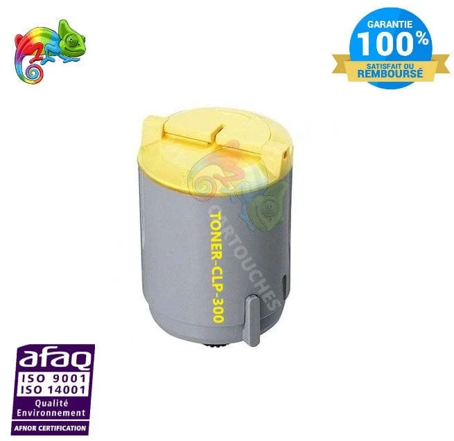 Toner Samsung CLP-Y300A Jaune: CLP-300, CLX-2160