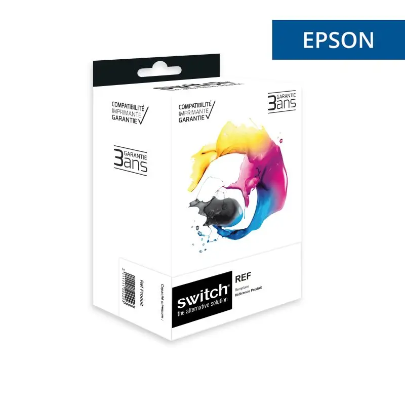 Epson T0807 Colibri Cartouche Pack 6 Couleurs compatible équivalent à C13T08074011 · Switch