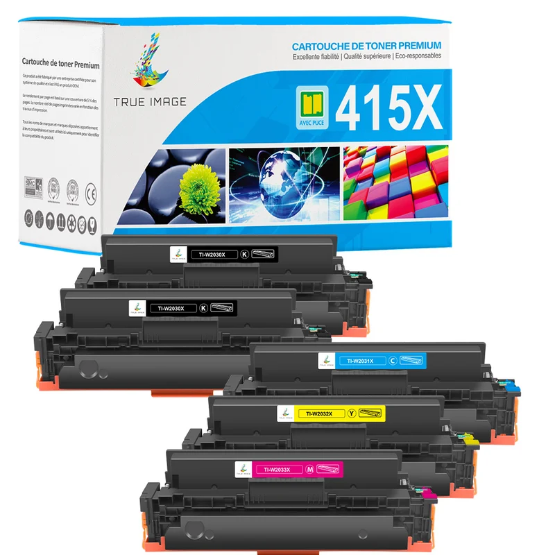 HP Color LaserJet Pro MFP M479fdw Toners compatibles (Avec Puce)