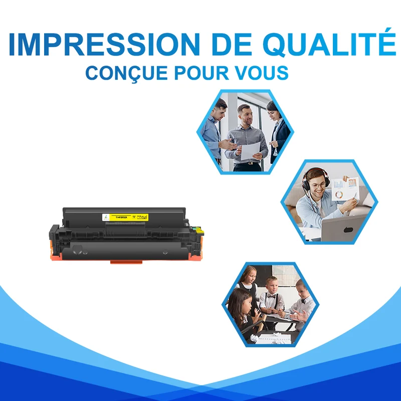 Toner HP 415X W2032X Jaune Compatible | Sans Puce