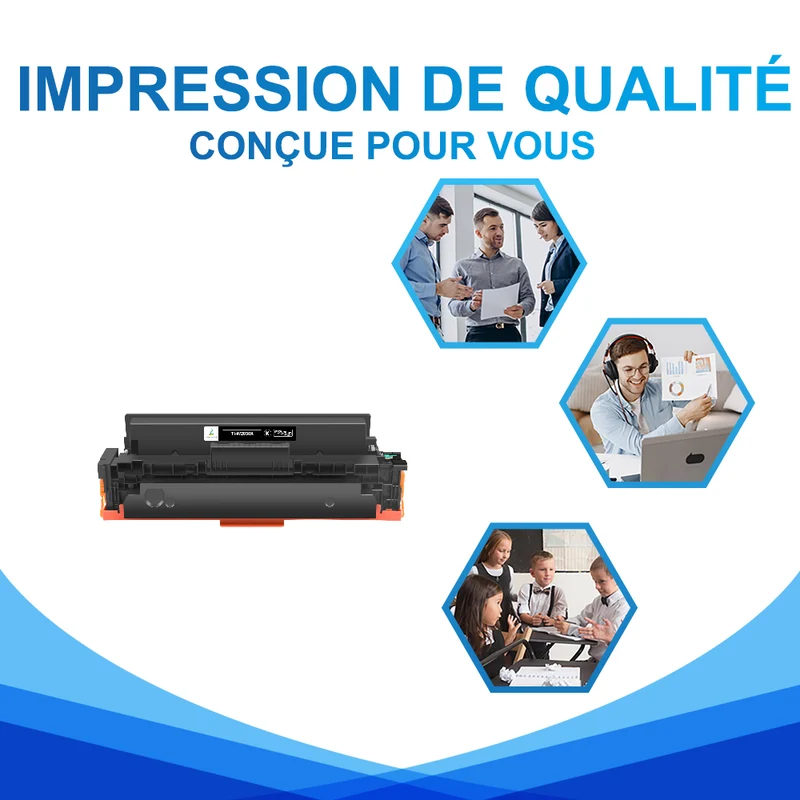 Toner HP 415X W2030X Noir Compatible | Sans Puce