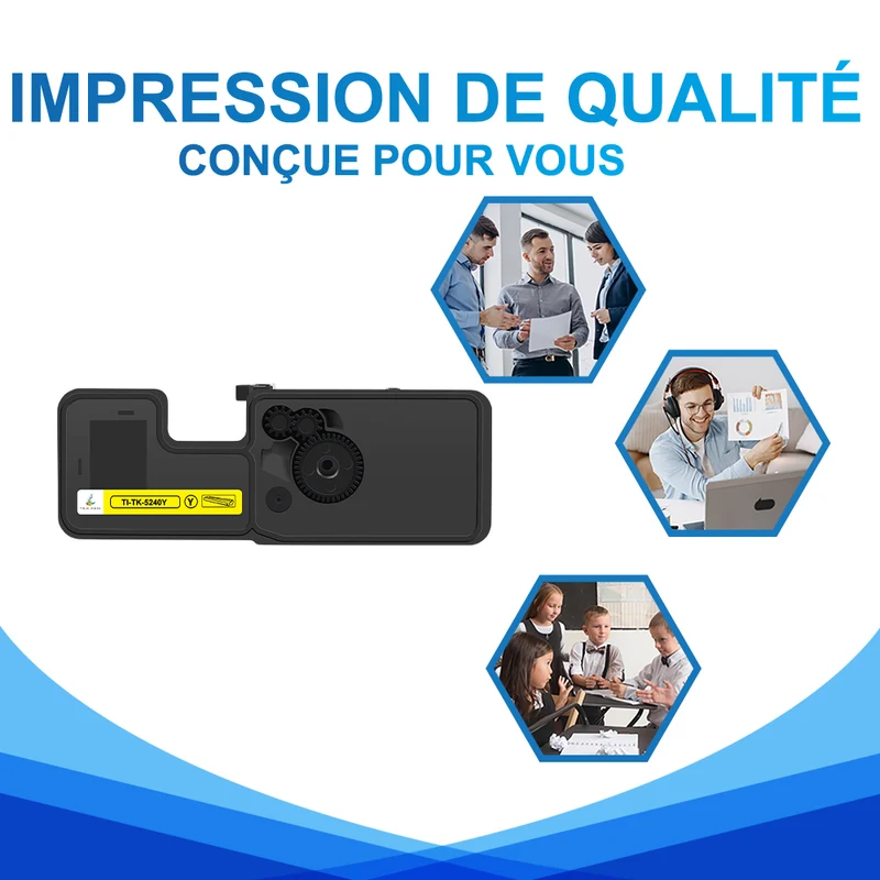 Toner Jaune Kyocera TK-5240Y Compatible