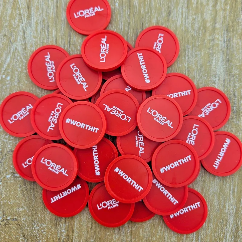 Jetons personnalisés - Ø23 mm - 100 pièces
