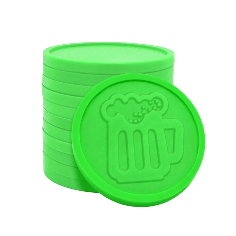 Jetons pour buvette chope de bière en relief - Ø29 mm - 250 pièces