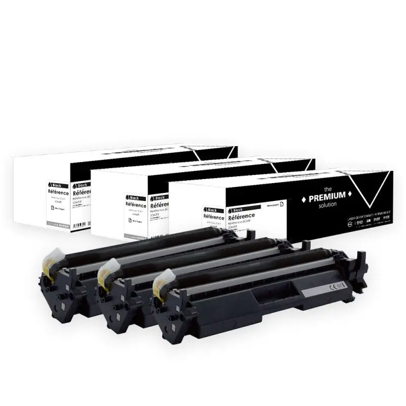 HP 17A Toner Pack 3 Noir compatible équivalent à CF217A