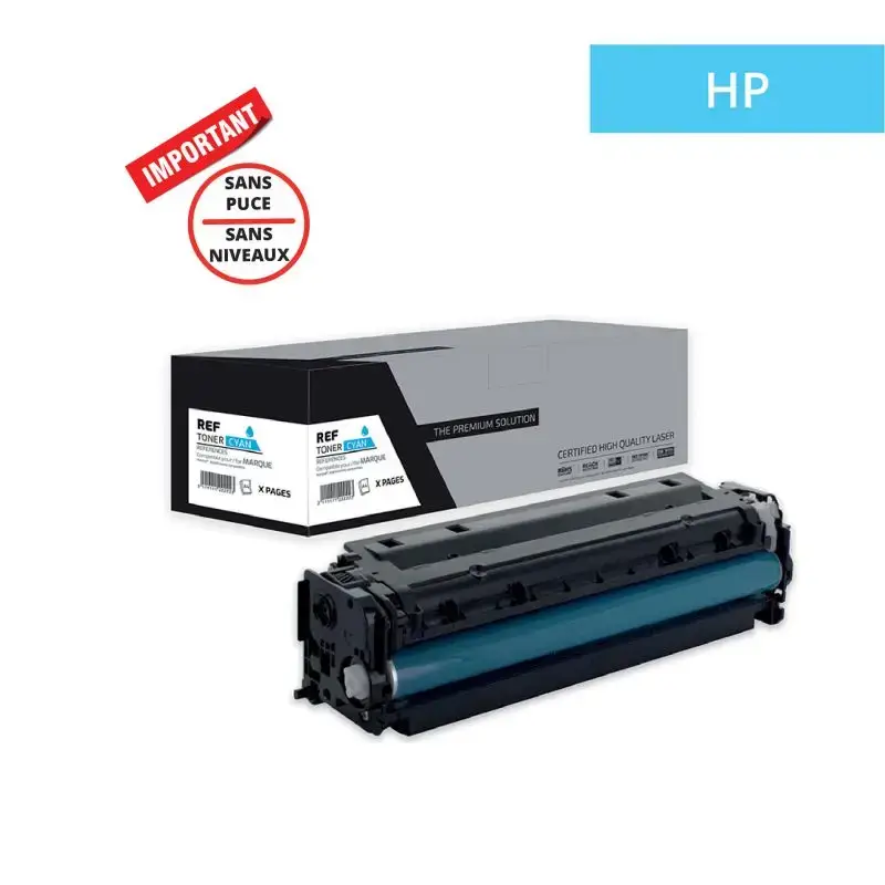 HP 207X Toner Cyan compatible puce OEM équivalent à W2211X