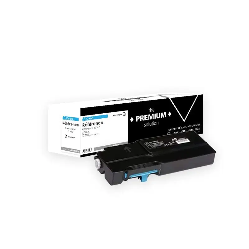 Dell 3700 Toner Cyan compatible équivalent à 59311122