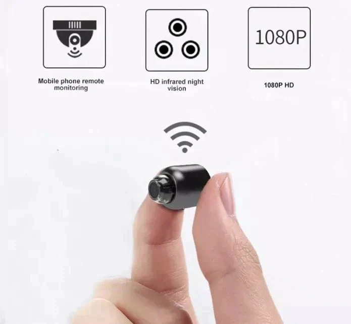 Mini Caméra WiFi - Surveillance HD Portable et Discrète
