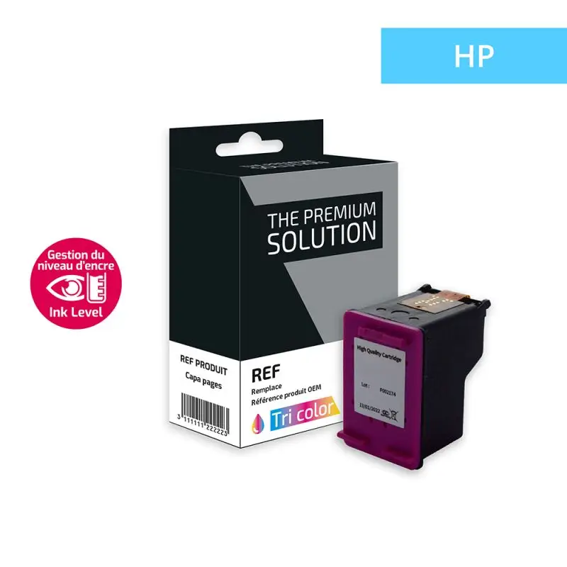 HP 305XXL Cartouche Tricolore remanufacturé équivalent à 3YM63AE