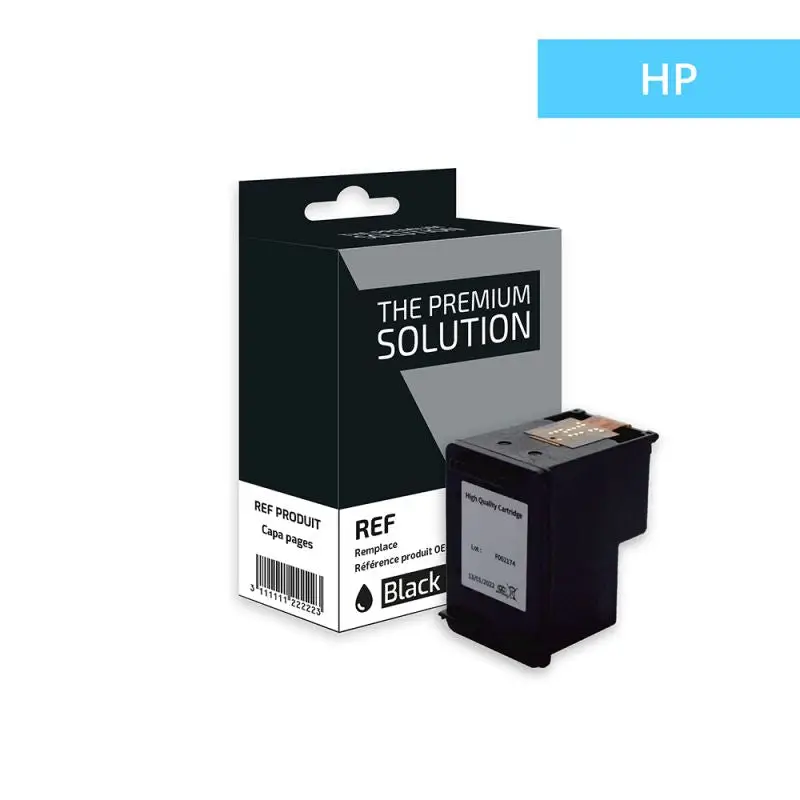 HP 301XL Cartouche Noir remanufacturé équivalent à CH563EE