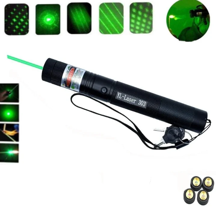 Pointeur Laser Vert Puissant - Haute Précision et Portable