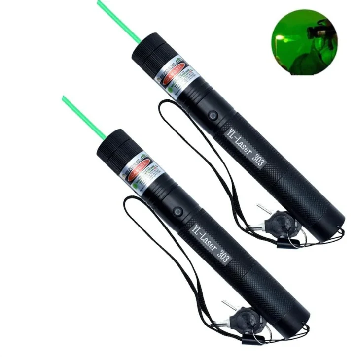 Pointeur Laser Vert Puissant - Haute Précision et Portable