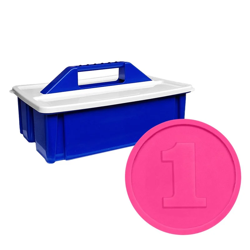 Boîte de rangement avec jetons pour buvette Ø29 mm - 2000 pièces
