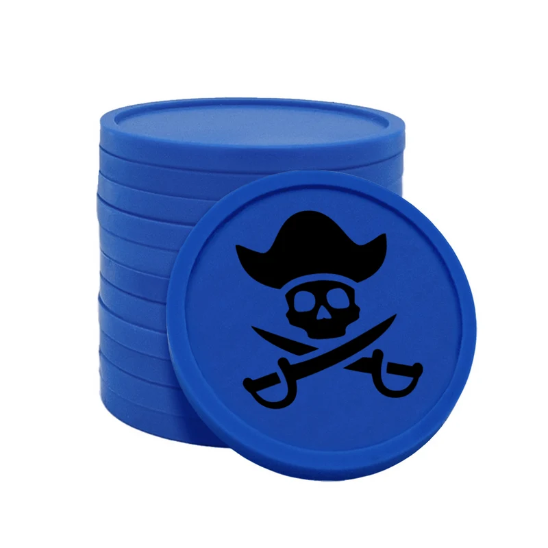 Jetons pour buvette pièce de pirate Ø29 mm - 100 pièces