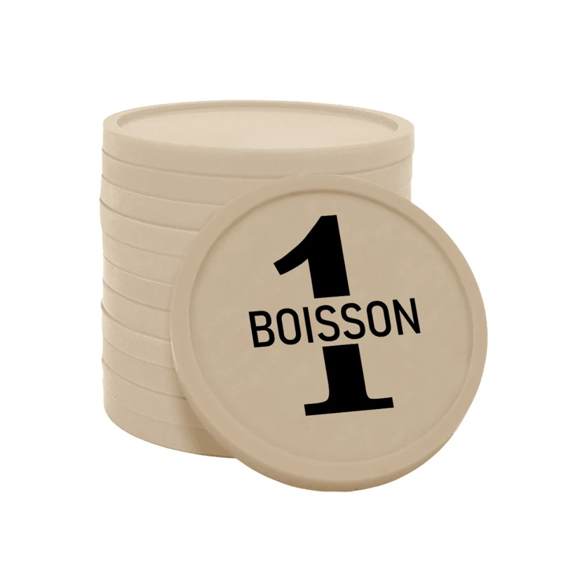 Jetons pour buvette 1 boisson Ø29 mm - 100 pièces