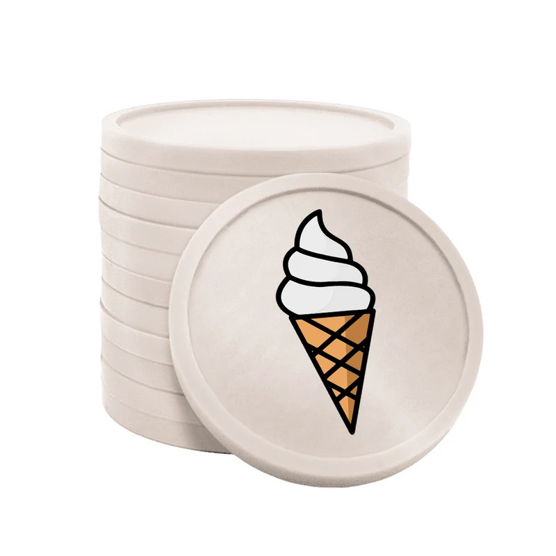 Jetons pour buvette glace à l'italienne Ø29 mm - 100 pièces