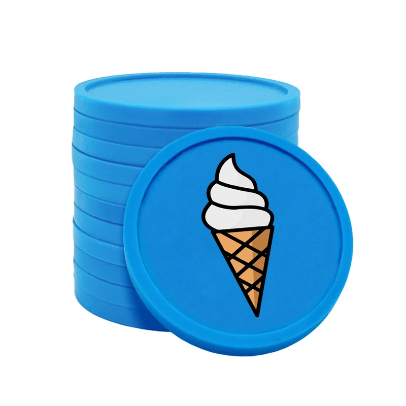 Jetons pour buvette glace à l'italienne Ø29 mm - 100 pièces