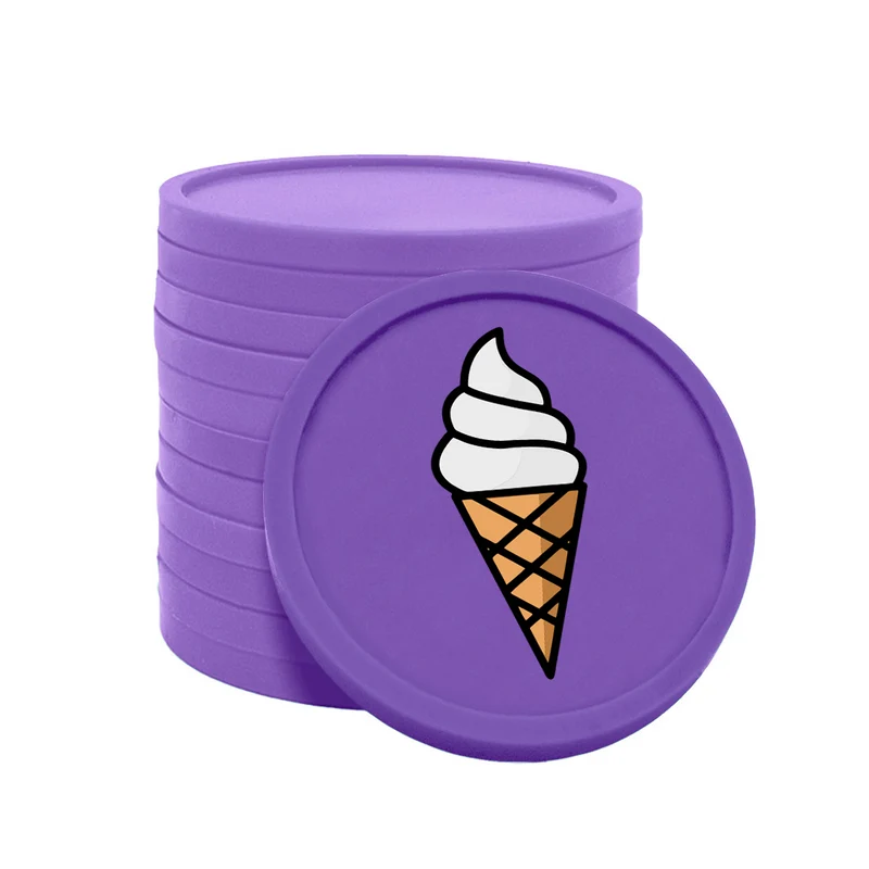 Jetons pour buvette glace à l'italienne Ø29 mm - 100 pièces