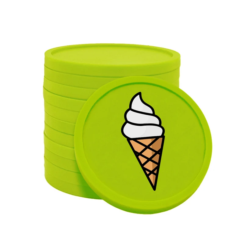 Jetons pour buvette glace à l'italienne Ø29 mm - 100 pièces