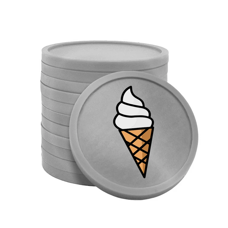 Jetons pour buvette glace à l'italienne Ø29 mm - 100 pièces