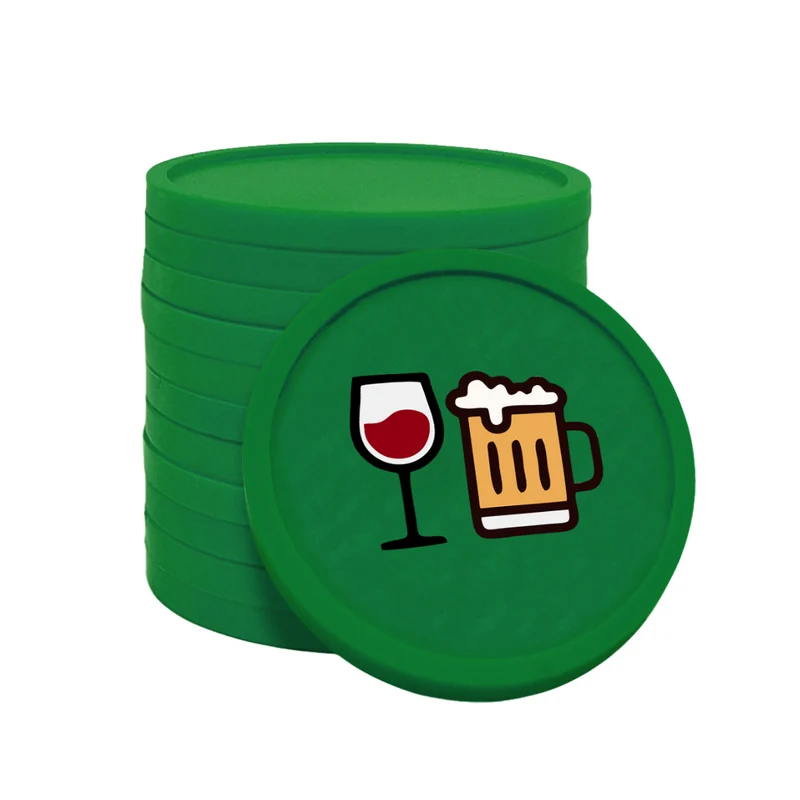 Jetons pour buvette bière et vin Ø29 mm - 100 pièces