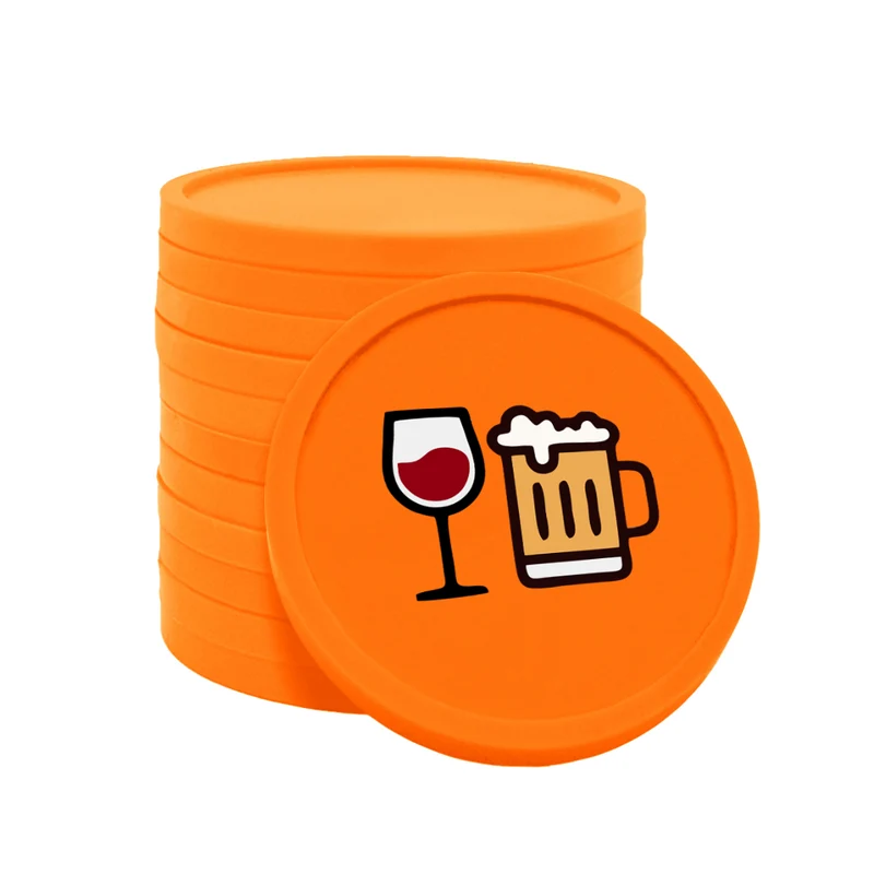 Jetons pour buvette bière et vin Ø29 mm - 100 pièces